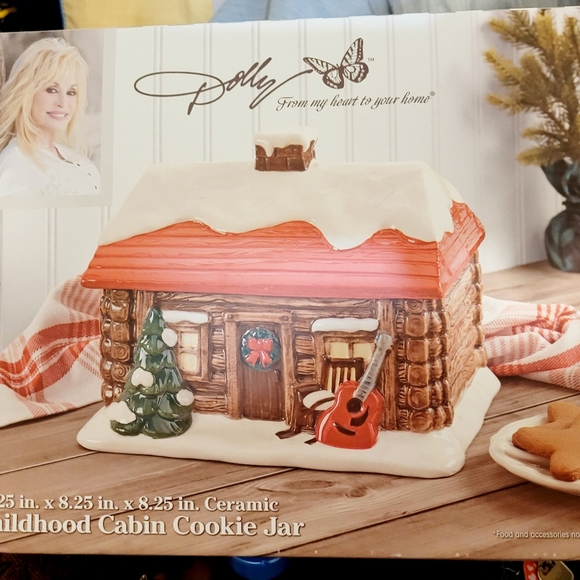 Dolly Pardon Holiday Dolly Parton Childhood Christmas Cabin Cookie